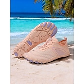 economico Sneakers da donna-scarpe da acqua a piedi nudi da donna – scarpe da ginnastica larghe in mesh traspirante e ad asciugatura rapida con suola antiscivolo per spiaggia, nuoto, surf e sport acquatici all&#039;aperto