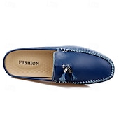 ieftine sandală de rochie-mocasini pentru bărbați din piele naturală – pantofi de șofer clasici cu ciucuri, mocasini casual confortabili pentru afaceri și purtare zilnică