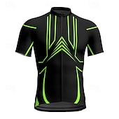 abordables Maillots pour hommes-Homme Maillot Velo Cyclisme Manche Courte Cyclisme Tee-shirt Maillot avec 3 poches arrière VTT Vélo tout terrain Respirable Séchage rapide Conception anatomique Mèche Jaune Rouge Bleu Des sports