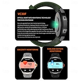 Χαμηλού Κόστους Smartwatch-696 SK50 Εξυπνο ρολόι 1.93 inch Έξυπνο ρολόι Bluetooth Βηματόμετρο Υπενθύμιση Κλήσης Παρακολούθηση Ύπνου Συμβατό με Android iOS Γυναικεία Άντρες Κλήσεις Hands-Free Υπενθύμιση Μηνύματος IP 67