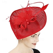 preiswerte Faszinator-Kopfstück Leinenoptik Federn Hochzeit Abendgesellschaft Elegant Hochzeit Mit Feder Kopfschmuck Kopfbedeckung