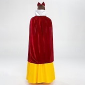 preiswerte Damenkostüme-Schnee und die sieben Freunde Prinzessin Fee Kleid Cosplay Kostüm Umhang Verkleiden for Damen Erwachsene Halloween Karneval Party Leistung