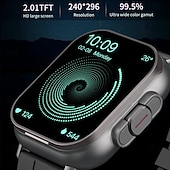 tanie Smartwatche-696 D8 Inteligentny zegarek 2.01 in Inteligentny zegarek Bluetooth EKG + PPG Krokomierz Powiadamianie o połączeniu telefonicznym Kompatybilny z Android iOS Damskie Męskie Odbieranie bez użycia rąk