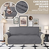 billige Sofa trekk-vanntett sofatrekk for pute sofatrekk for hunder vanntett møbelbeskyttertrekk med skumpinner elastiske stropper for kjæledyrkatt