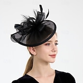 ieftine Fascinatoare și pălării-Accesoriu de Păr In Artificial Nuntă Serată Elegant Nuntă Cu Culoare Pură Diadema Articole Pentru Cap