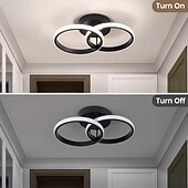 economico Lampade da soffitto con dimmer-lampade da corridoio a led nere e dorate moderne lampade da soffitto a led vicine alle luci da soffitto adatte per corridoi camere da letto bagni cucine balconi luci da soffitto