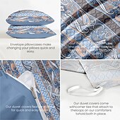 abordables 100% Coton-Housse de couette mandala ethnique taille double ensemble de literie en coton ensembles de lit housse de couette douce légère avec 2 taies d&#039;oreiller pour l&#039;été le printemps