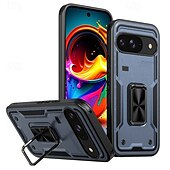 זול תיק טלפון אחר-טלפון מגן עבור גוגל Pixel 9 Pro Pixel 9 Pro XL פיקסל 9 כיסוי אחורי מחזיק טבעת מגנטי עמיד בזעזועים רטרו TPU PC