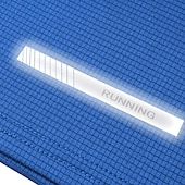 preiswerte Lässige T-Shirts für Herren-Herren T-Shirt Kurzarmshirt Kurzarm Rundhalsausschnitt Frühling &amp; Herbst Einfarbig Mode Designer Schnelltrocknend reflektierende Streifen Urlaub Straße Ausgehen Blau Marineblau Schwarz Top T-Shirt