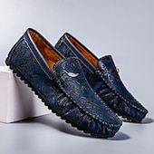 abordables Chaussures sans lacets &amp; mocassins-Mocassins brodés de fleurs pour hommes en daim jaune - des chaussures élégantes à enfiler parfaites pour les sorties décontractées et les événements artistiques
