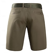 cheap Dress Shorts-Men's Shorts Dress Shorts Summer Shorts Work Shorts Golf Shorts Buttons Multi Pocket Plain Comfort Wearable Knee Length Outdoor Daily Holiday Fashion Casual Black Army Green
