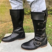 levne obuv-Retro Středověké Renesanční Boty Maškarní kostým Pánské Dámské Unisex Keltské Pirát předvečer Všech svatých Karneval Plesová maškaráda Večírek Plesová maškaráda Dospělé Boty