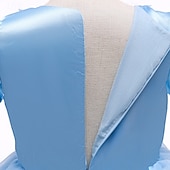 preiswerte Mädchen Verkleidung Kostüme-Buchwoche 2026, Mädchenkleid, Cosplay-Kleid, Prinzessinnenkleid, einfarbig, kurzärmelig, Kostüm für Aufführungen und Partys, Patchwork-Kleid, bezauberndes Spitzenkleid, Midikleid, Tüllkleid, Sommerkleid, Frühling