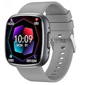 economico Smartwatch-Orologio intelligente monitor della glicemia ECG pressione sanguigna e temperatura corporea Android iOS IP68 1.75