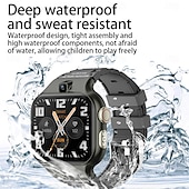 abordables Montres connectées-Montre intelligente 696 ALDT8 Tracker de fitness ECG PPG Appel Bluetooth Rappel Android iOS IP67 46mm 1,89&quot;