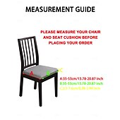 abordables Funda para silla de comedor-Funda para asiento de silla de comedor, funda para taburete, fundas de poliéster con estampado geométrico