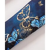 economico Visione 3D della Ragazza &amp; Splendore-Ragazze 3D Farfalla Set Pigiama Set Pigiama Maglietta &amp; Pantaloni Manica Lunga Stampa 3D Autunno Inverno Quotidiano Essenziale Bambini Dai 4 anni in su Girocollo Casa Quotidiano Vestibilità regolare