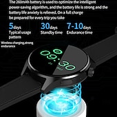 abordables Relojes inteligentes-696 SK32 Reloj inteligente 1.58 pulgada Smartwatch Reloj elegante Bluetooth ECG + PPG Podómetro Recordatorio de Llamadas Compatible con Android iOS Mujer Hombre Llamadas con Manos Libres Recordatorio