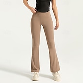 economico Leggings e collant da yoga-Per donna Pantaloni da yoga Leggings da yoga Controllo addominale Sollevamento glutei Vita Alta Yoga Allenamento in Palestra Pilates Collant Nero Blu Reale Grigio scuro Spandex Autunno Gli sport