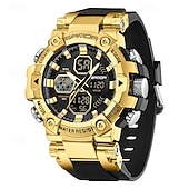 abordables Relojes digitales-SANDA Hombre Reloj Digital Esfera Grande Al Aire Libre Deportes Moda Luminoso Despertador Calendario Cronógrafo Silicona Reloj