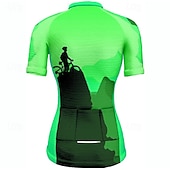cheap Women's Jerseys-Women's Cycling Jersey Graphic Short Sleeve Bike Tee Tshirt Jersey with 3 Rear Pockets Mountain Bike MTB Quick Dry Anatomic Design Wicking Breathable Sports Blue Fuchsia Orange Clothing Apparel