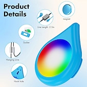 cheap Indoor Wall Lights-LED Pool Lights with Cord and APP Control Smart Magnetic Lamp IP68 Waterproof Color Changing for Inground Aboveground Pools