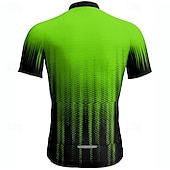 ieftine Tricouri pentru bărbați-Bărbați Jersey de ciclism Manșon scurt Bicicletă Tricou Tee Jerseu cu 3 buzunare spate Ciclism montan Respirabil Uscare rapidă Proiectare anatomică Wicking Negru Rosu Bleumarin Gradiant Sport