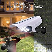 ieftine Aplice de Exterior-1 buc led lumini exterioare cu senzor de mișcare reflector solar 77 de margele cu telecomandă verandă garaj curte gradină instalație de iluminat convenabilă