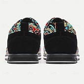 cheap Exquisite Embroidery Shoes-Men&#039;s Black and Turquoise Jacquard Brocade Dress Shoes, Eye-Catching Design, Ideal for Party Wear and Festive Occasions