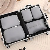 economico deposito bagagli e viaggi-set di cubi di compressione per l&#039;imballaggio di bagagli da viaggio e salvaspazio per l&#039;organizzazione di vestiti, scarpe, biancheria intima e accessori