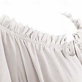 preiswerte Kleid-Retro Vintage Mittelalterlich Renaissance Kleid Zubehörset Ren Faire Wikinger Elfen Damen Halloween Karneval Maskerade LARP Erwachsene Kleid Weitere Accessoires Ohrringe