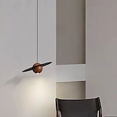 economico Luci a sospensione-24 cm Design Circolare/Tondo Design di Lanterna a Sospensione Lampada a sospensione Rame Legno Stile Artistico Stile Vintage Classico Vintage Rustico 110-120V 220-240V