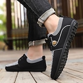 cheap Men&#039;s Sneakers-Men&#039;s Navy Blue Nylon Casual Shoes with Textured Fabric and Lace Detailing - Ideal for Everyday Comfort