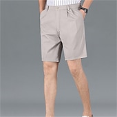 ieftine pantaloni scurți de lucru-Bărbați Pantaloni scurti de rochie Pantaloni scurți de lucru Pantaloni Scurți de Golf Buzunar Simplu Confort Respirabil Lungimea genunchiului În aer liber Afaceri Sport Casual Negru Bleumarin