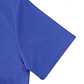 economico T-shirt set da uomo-Per uomo Camicia a nido d&#039;ape Completi T-shirt Outfit 2 pezzi Maglietta e pantaloncini Manica Corta Scollo a V Estate Semplice Moda Casual Allacciato 2 Pezzi Vacanza Abbigliamento quotidiano Uscire