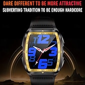 Χαμηλού Κόστους Smartwatch-696 KT83 Εξυπνο ρολόι 1.8 inch Έξυπνο ρολόι Bluetooth Βηματόμετρο Υπενθύμιση Κλήσης Παρακολούθηση Ύπνου Συμβατό με Android iOS Άντρες Κλήσεις Hands-Free Υπενθύμιση Μηνύματος Παρακολούθηση βημάτων