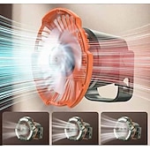 זול אורות קמפינג ופנסים-1 pc אור קמפינג חיצוני, אור מאוורר, רעש נמוך, חיי סוללה ארוכים, ממשק USB, שני מצבי תלייה ועמידה