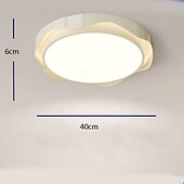 abordables Plafonniers-40 cm conception avec îlot Luminaires de Plafond Métal Acrylique Finitions peintes Moderne 110-120V 220-240V