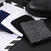 お買い得  メンズソックス-男性用 10組 マルチパック ソックス クルーソックス ランニングソックス カジュアルソックス ブルー カラー 単色/無地 バケーション スポーツ 日常 ベーシック 普通の厚さ 春 秋 ファッション カジュアル