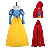 levne Dámské Kostýmy-Sněhově bílá Princeznovské Víla Služka Šaty Plesové šaty Filmový kostým cosplay Obleč se Filmové kostýmy for Dámské Dospělé předvečer Všech svatých Karneval Světový den knihy Výkon Párty