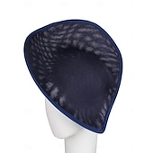 abordables Fascinators-Coiffe Tulle Mariage Élégant ancien Avec Plume Casque Couvre-chef