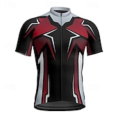 ieftine Tricouri pentru bărbați-Bărbați Jersey de ciclism Manșon scurt Bicicletă Tricou Tee Jerseu cu 3 buzunare spate Ciclism montan Respirabil Uscare rapidă Proiectare anatomică Wicking Galben Rosu Albastru Sport Îmbrăcăminte