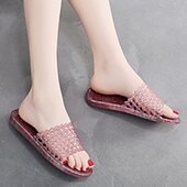 billige Hjem Tøfler-Krystall Slippers Kvinner Hjem Ikke Glatt Luktfri Tyk Kvalitet Holdbar Dusj Slippers Rett Drag Kvinner