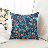 halpa Lomatyynynpäällinen-Easter Pupun Munat Koristeelliset Heittotyynyt Peite 1PC Pehmeä Neliösohvatyynyliina Makuu- ja Olohuoneen Sohva Tuoli