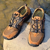 baratos Ténis para Homem-calçados masculinos para caminhadas ao ar livre, malha respirável com sola durável, calçados confortáveis para trilhas