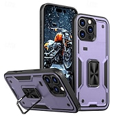 levne Pouzdra pro iPhone-telefon Carcasă Pro iPhone 16 Pro Max Plus iPhone 15 Pro Max Plus iPhone 14 13 12 Pro Max Plus Zadní kryt Držák na prsteny Magnetické Nárazuvzdorné Retro TPU PC