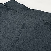 cheap Basic T shirts-Men&#039;s T Shirt Tee Tee Top Long Sleeve Shirt Long Sleeve Stand Collar Spring &amp;  Fall Plain Fashion Designer Basic Quarter Zip Vacation Street Going out Dark Gray Black Light Green Top Tee for Men