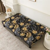 billiga Futon soffa-jacquardtyg armlös bäddsoffa överdrag soffa nyår dekor överdrag stretchskydd elastiskt bänkskydd