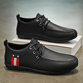 billiga Herrsneakers-Vita sportiga snörskor för män med ventilerande mesh och rödrandiga accent, perfekta för fritidskläder och sportaktiviteter