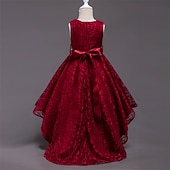 Дети Девочки Платье для вечеринки Сплошной цвет Без рукавов Выступление День рождения Красивый Милая Полиэстер Ассиметричное Платье для вечеринки Платье в стиле 50-х годов Платье A-силуэта Лето 4 Недорогие Платья для вечеринки-Дети Девочки Платье для вечеринки Сплошной цвет Без рукавов Выступление День рождения Красивый Милая Полиэстер Ассиметричное Платье для вечеринки Платье в стиле 50-х годов Платье A-силуэта Лето 4